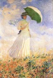 Claude Monet Study of Figure Outdoors Sweden oil painting art